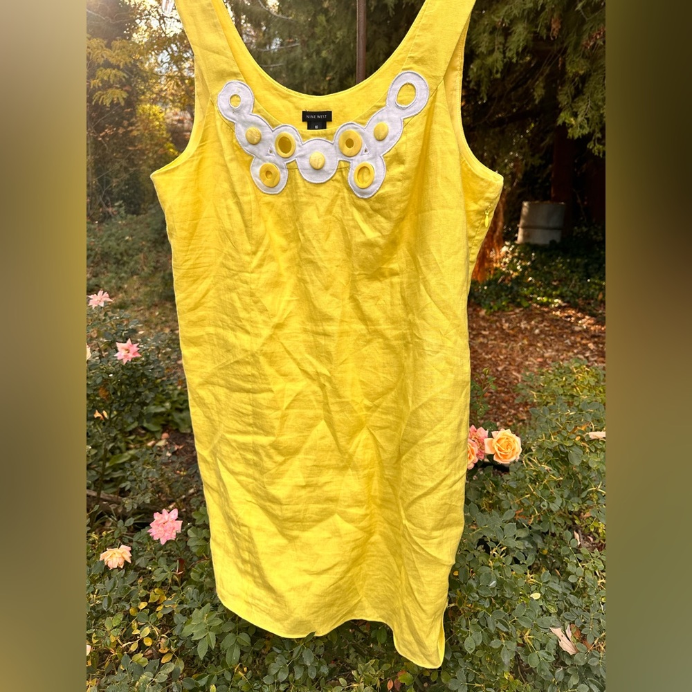 Yellow dress Nine West